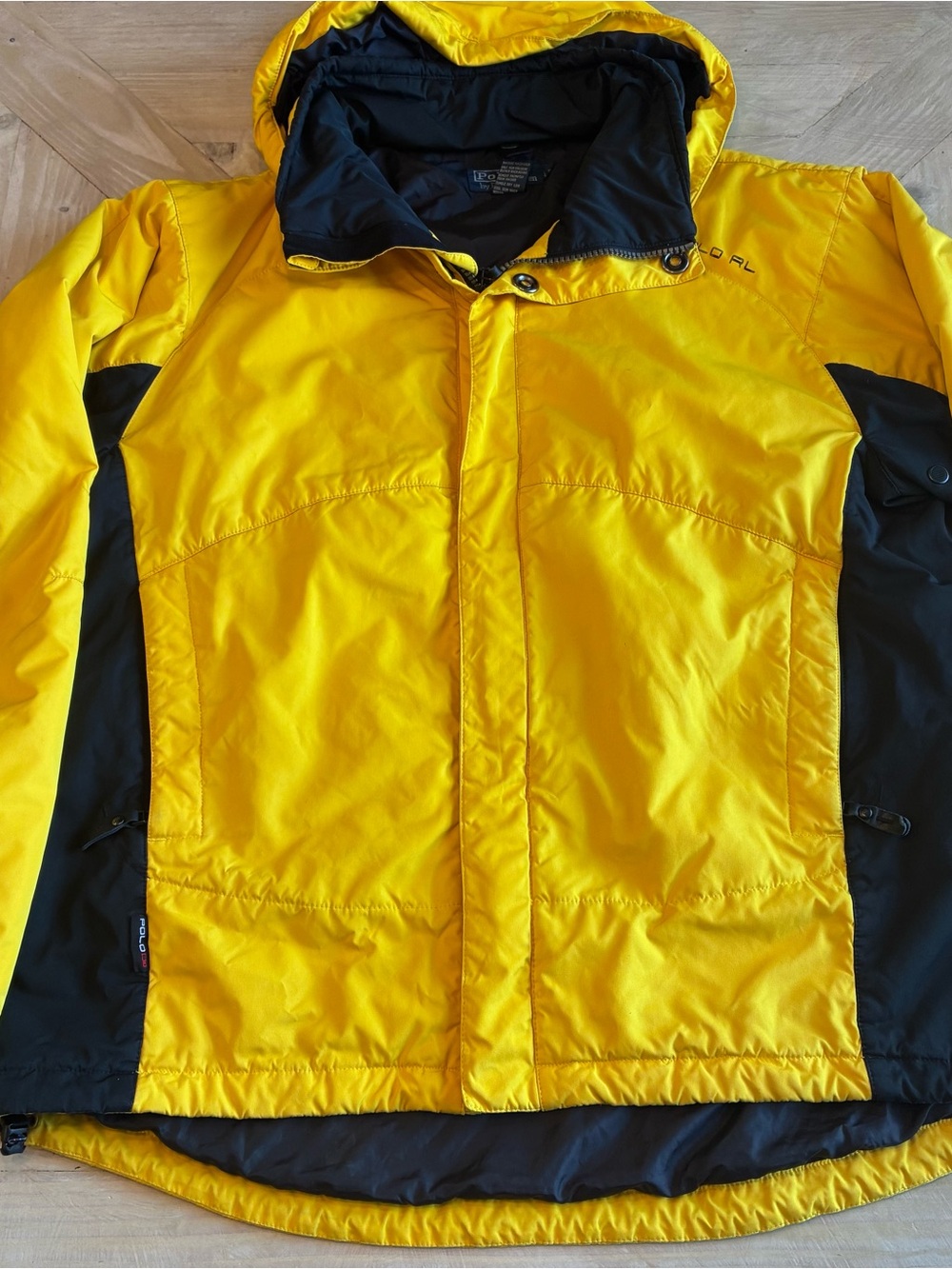Polo by Ralph Lauren Yellow and Black Ski Jacket